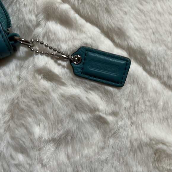 Coach Wristlet with Blue Trim - Picture 7 of 11